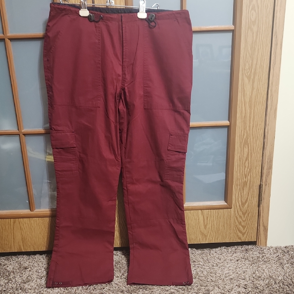 Abercrombie And Fitch Y2K Merlot Womens Hiking Cargo Pants Size 14
